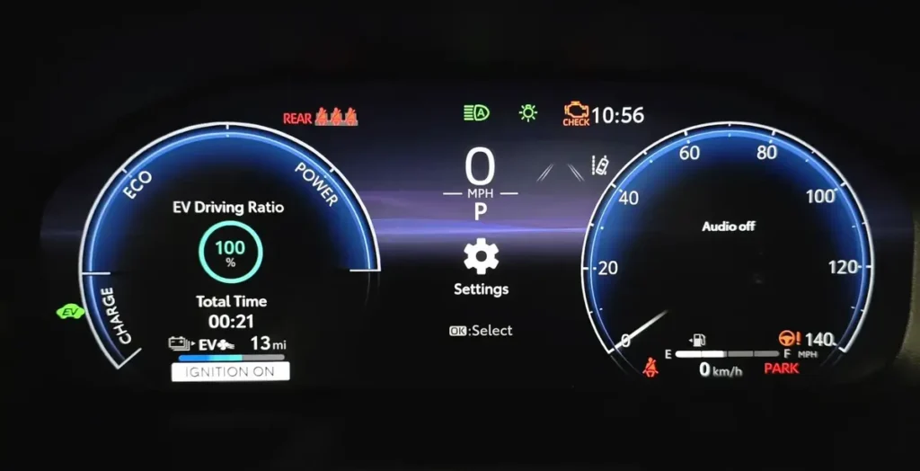 Toyota RAV4 Distance to Empty Display