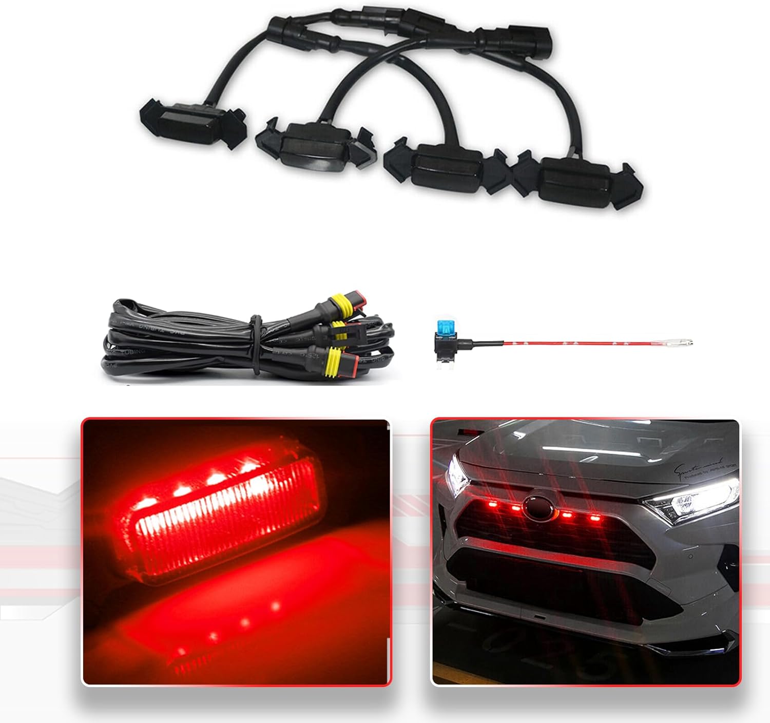 Toyota RAV4 LED grill lights