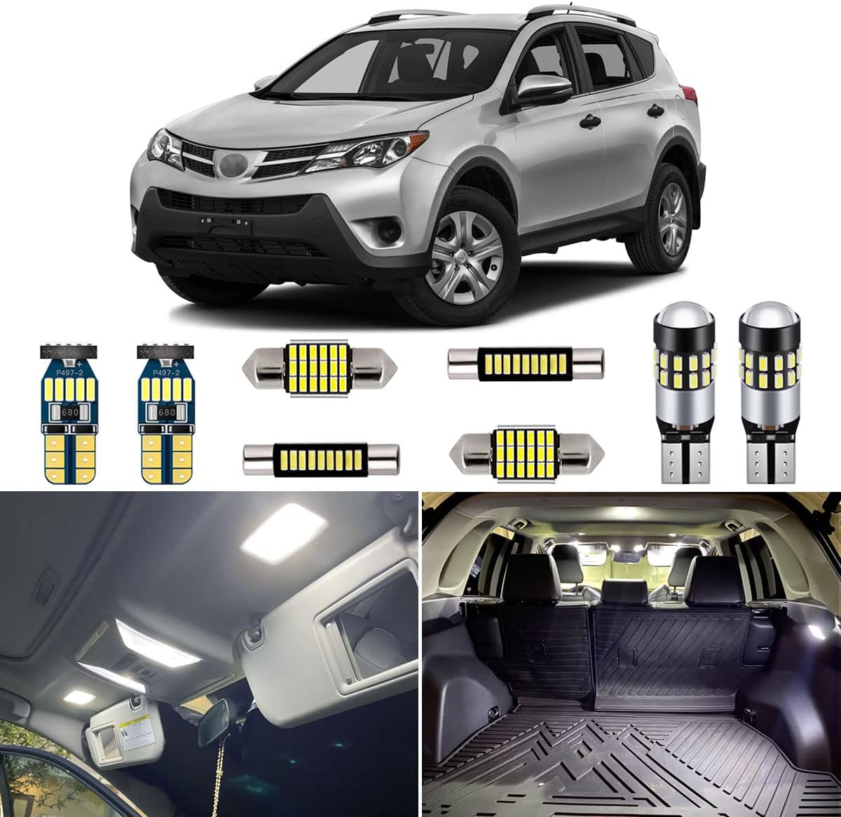 Toyota RAV4 Interior LED Lights