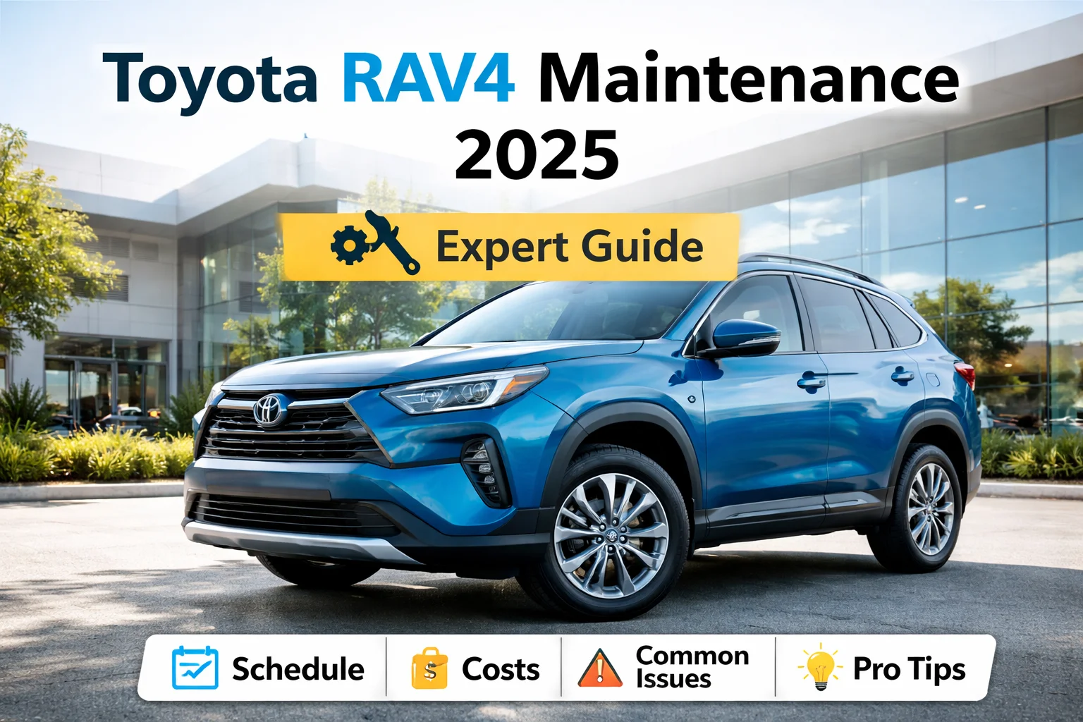 Toyota RAV4 maintenance 2025 guide schedule and cost