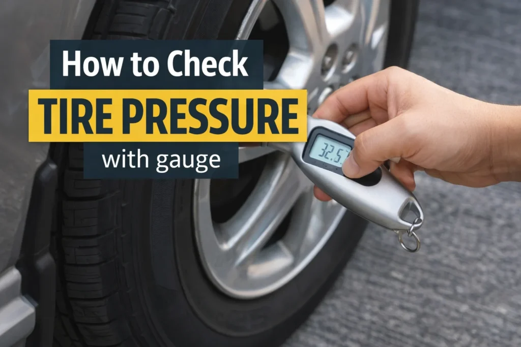 How to Check Tire Pressure Properly (Easy Guide) 1 how to check tire pressure with digital gauge