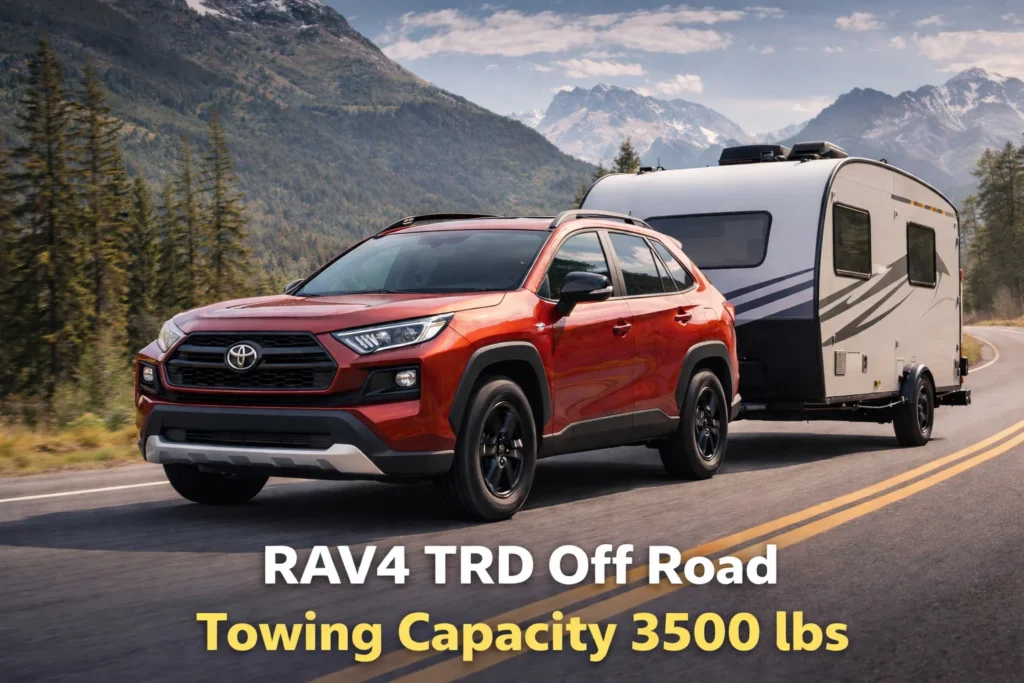 Toyota RAV4 Towing Capacity 2025 3 Toyota RAV4 TRD Off Road towing capacity 3500 lbs trailer