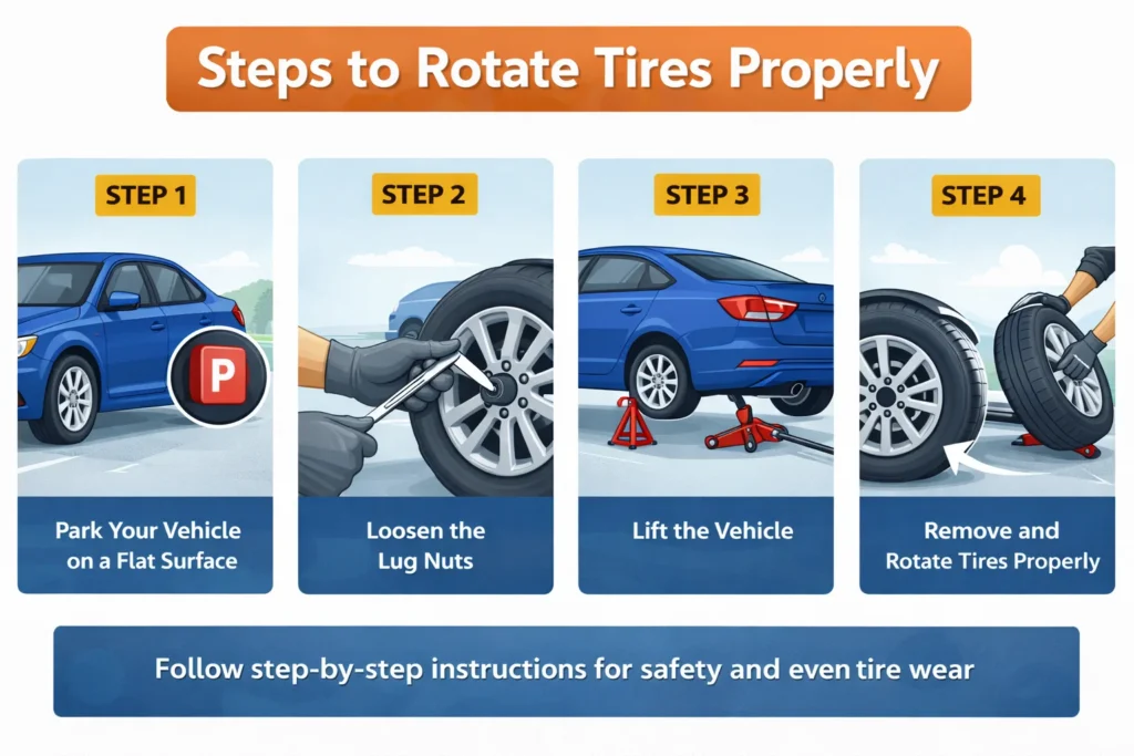 How to Rotate Tires Properly (Easy Step-by-Step Guide) 2 how to rotate tires step by step guide with images