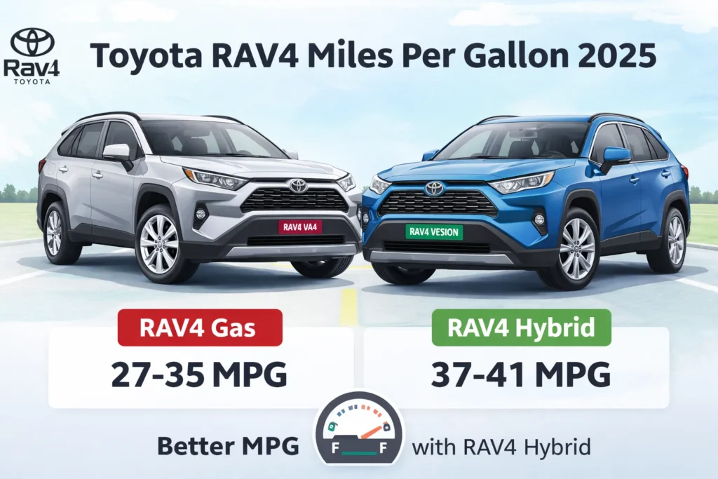 Toyota RAV4 Miles Per Gallon 2025 1 toyota rav4 miles per gallon 2025 overview