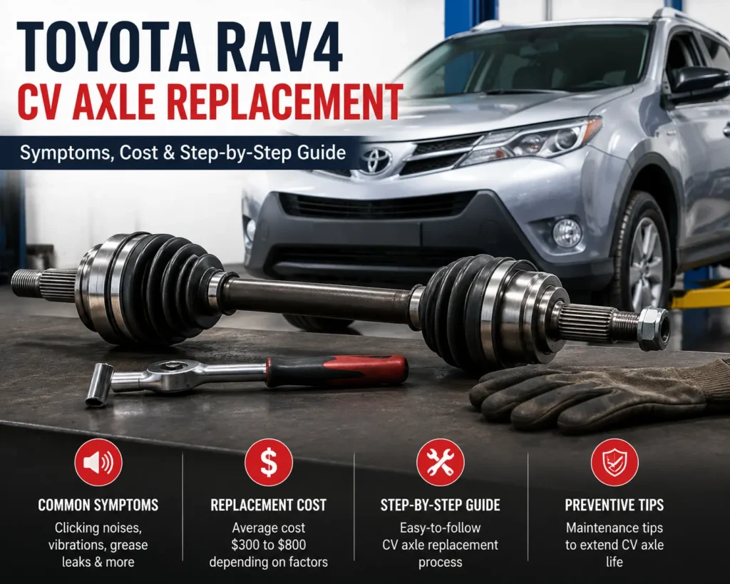 Toyota RAV4 CV axle replacement guide