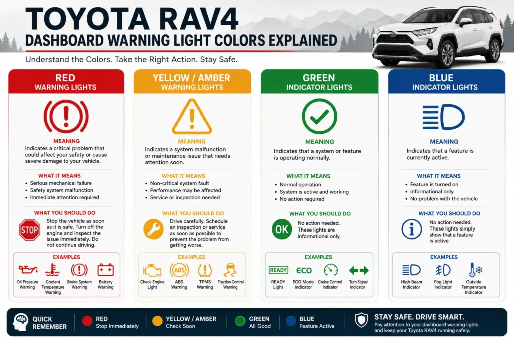 Toyota RAV4 Dashboard Warning Light Safety Tips