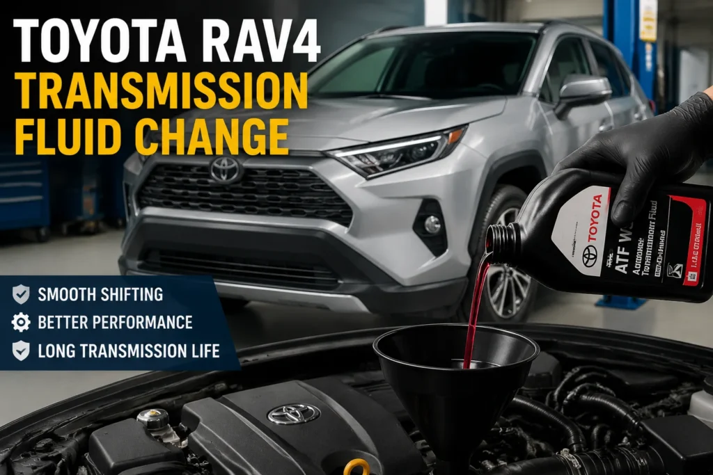Toyota RAV4 transmission fluid change maintenance service